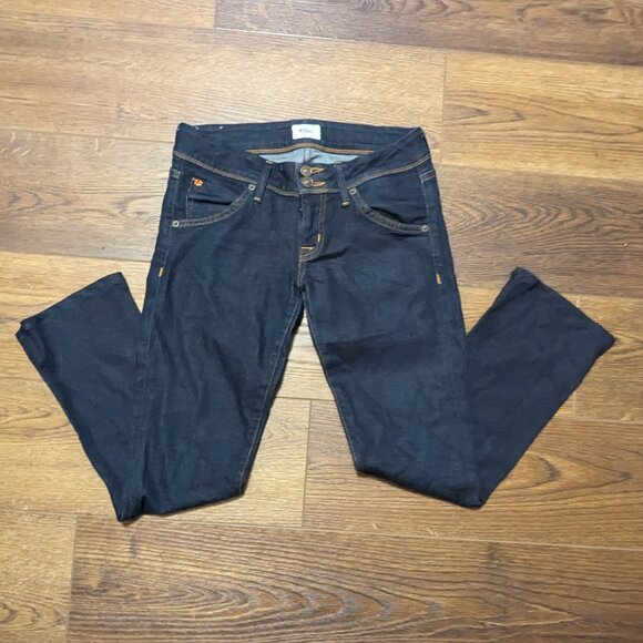Hudson beth baby boot cut jeans low rise size 26 flap pockets - Picture 1 of 8